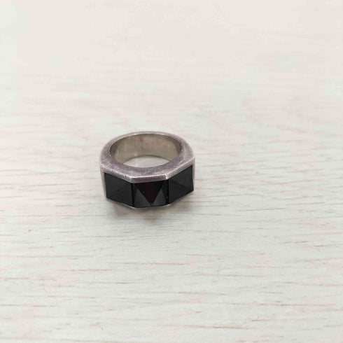 S&A} }925刻印 スタッズリング メンズ 16号
