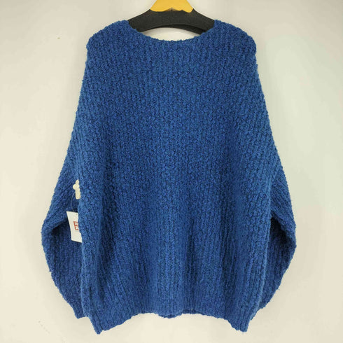 アーシー earthy ドロップヤーンVネックニット レディース FREE
