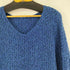 アーシー earthy ドロップヤーンVネックニット レディース FREE