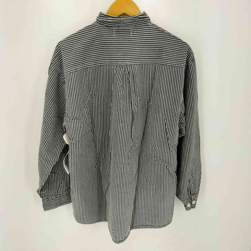 D.E.L.U.X.E clothing co BD 2ポケット ストライプ L/S シャツ メンズ import:M