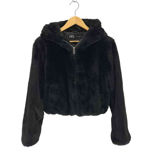 ザラ ZARA フェイクファー ブルゾン レディース 34