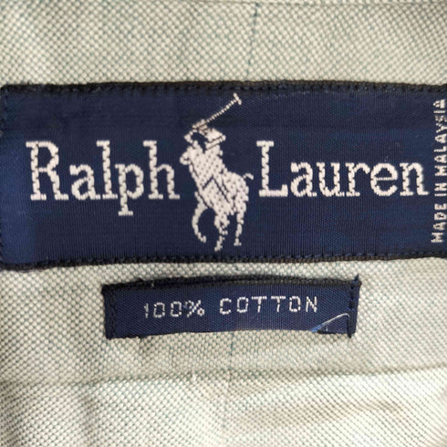 ラルフローレン RALPH LAUREN TheBigOxford 裾ポニー ワンポケットBD L/Sシャツ メンズ import:S