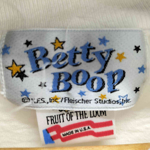 ベティー BETTY BOOP 90S USA製 キャラクタープリントS/STシャツ シングルステッチ メンズ