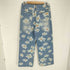 FASHION JEANS 花柄プリントワイドデニムパンツ Y2K メンズ XXL