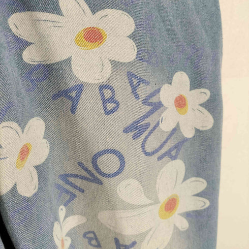 FASHION JEANS 花柄プリントワイドデニムパンツ Y2K メンズ XXL