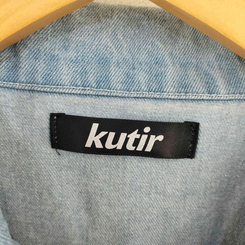 クティール kutir デニムカバーオールジャケット メンズ