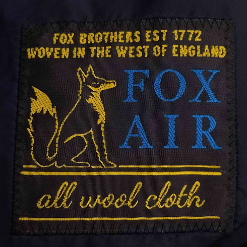 FOX BROTHERS FOX AIR ギンガムチェック ウール 3B テーラードジャケット メンズ
