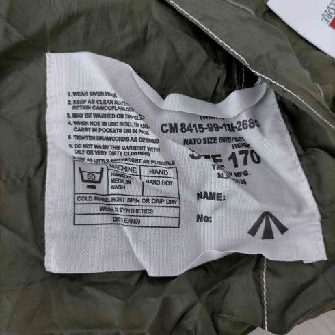 イギリス軍 スノーカモパーカー PARKA CAMOUFULAGE メンズ 170