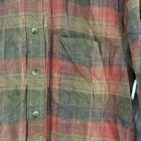 ザテリトリーアヘッド THE TERRITORY AHEAD コーデュロイ L/S BD シャツ メンズ MT