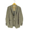 ルイジボレッリ LUIGI BORRELLI イタリア製 LUXURY VINTAGE チェック カシミヤシルク 2B テーラードジャケット メンズ 52