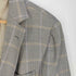 ルイジボレッリ LUIGI BORRELLI イタリア製 LUXURY VINTAGE チェック カシミヤシルク 2B テーラードジャケット メンズ 52