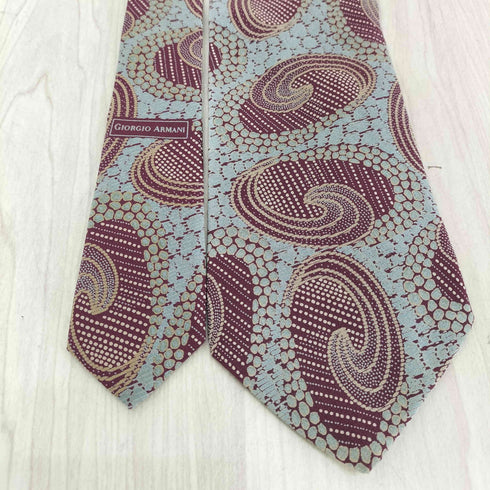 ジョルジオアルマーニ Giorgio Armani 総柄シルクネクタイ メンズ