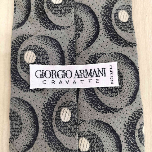 ジョルジオアルマーニ Giorgio Armani 総柄シルクネクタイ メンズ