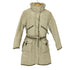 マックスマーラウィーケンドライン Max Mara WEEKEND LINE 襟ファー ベルト付き コート レディース JPN:38