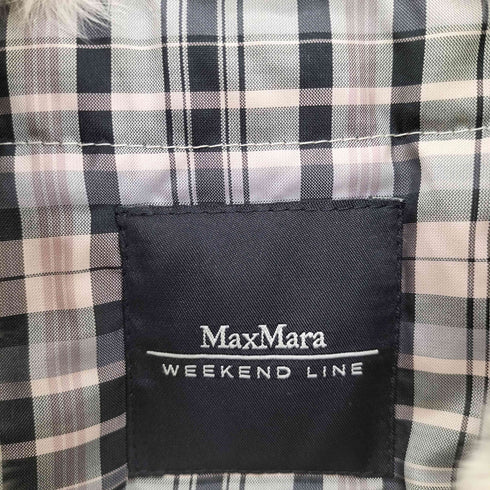マックスマーラウィーケンドライン Max Mara WEEKEND LINE 襟ファー ベルト付き コート レディース JPN:38