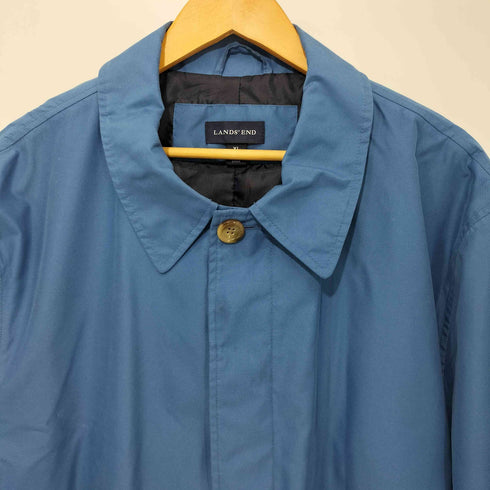 ランズエンド LANDS END ポリエステル フライフロント ステンカラーコート メンズ import:XL