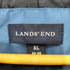 ランズエンド LANDS END ポリエステル フライフロント ステンカラーコート メンズ import:XL