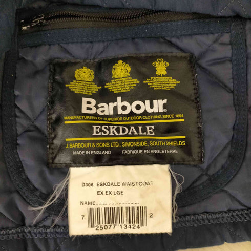 バブアー Barbour ESKDALE キルティングベスト 3ワラント メンズ