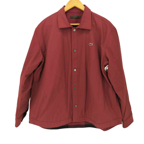 ラコステ LACOSTE プレーン×バッファローチェックリバーシブルシャツアウター メンズ FR39
