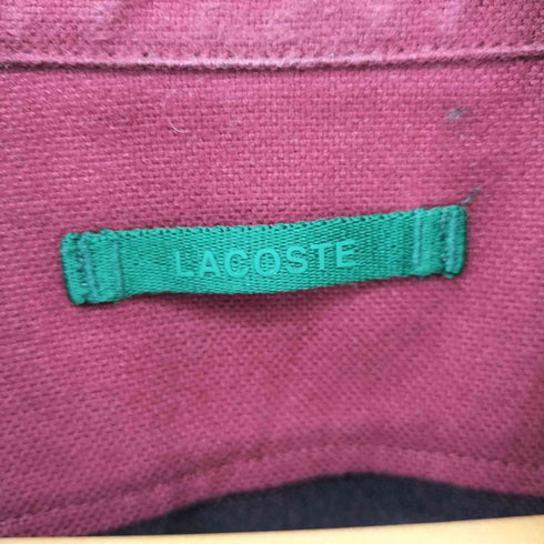 ラコステ LACOSTE プレーン×バッファローチェックリバーシブルシャツアウター メンズ FR39