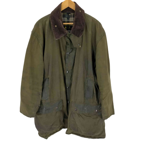 バブアー Barbour イングランド製 3ワラント BORDER JACKET オイルドジャケット メンズ C50