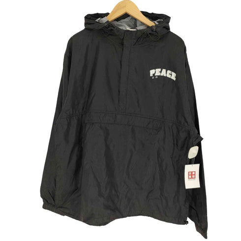 チャンピオン Champion PEACE プリント ハーフジップ アノラック パーカー ジャケット メンズ import:M