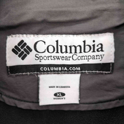 コロンビア Columbia SPORT アーム ロゴ プリント 裏地フリース 切替 フーデッド ジャケット レディース import:XL