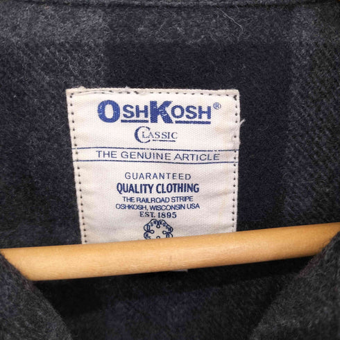 オシュコシュ OSHKOSH チェック ウールマッキーノジャケット メンズ JPN:M