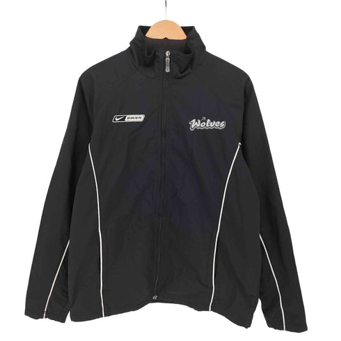 ナイキ NIKE 00S Bauer パイピング ナイロンジャケット メンズ JPN:M