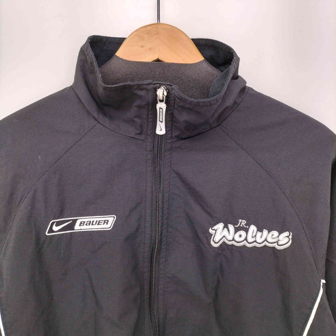 ナイキ NIKE 00S Bauer パイピング ナイロンジャケット メンズ JPN:M