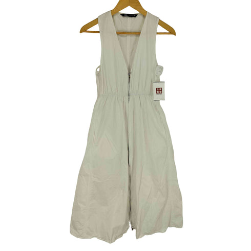 ザラ ZARA ジッパー ポプリン ワンピース レディース JPN:XS