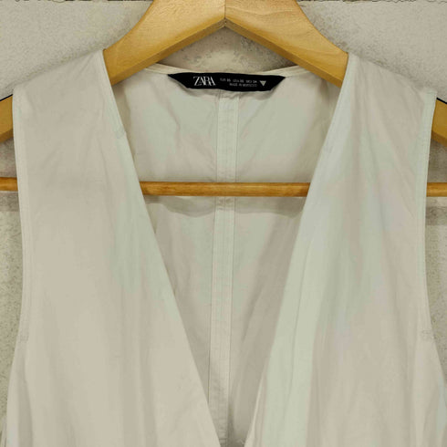 ザラ ZARA ジッパー ポプリン ワンピース レディース JPN:XS
