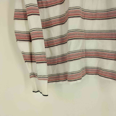 バーバリーゴルフ BURBERRY GOLF ロゴ 刺繍 ボーダー L/S ポロシャツ メンズ import:M