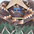 チャップスラルフローレン CHAPS RALPH LAUREN 80s 総柄 フリースボアパーカー メンズ import:L