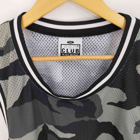 プロクラブ PRO CLUB 迷彩 メッシュタンクトップ バスケジャージ メンズ 2XL