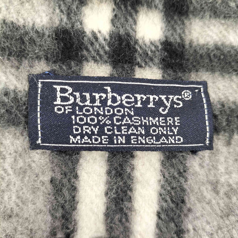 バーバリーズ BURBERRYS OLD ノバチェック カシミヤ マフラー メンズ