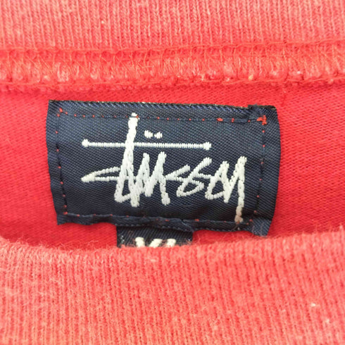 ステューシー Stussy USA製 紺タグ フェイクレイヤード Tシャツ ロンT メンズ import:XL
