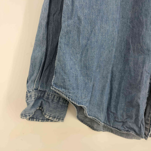 ラルフローレン RALPH LAUREN CLASSIC FIT ボタンダウン デニムシャツ メンズ import:XL
