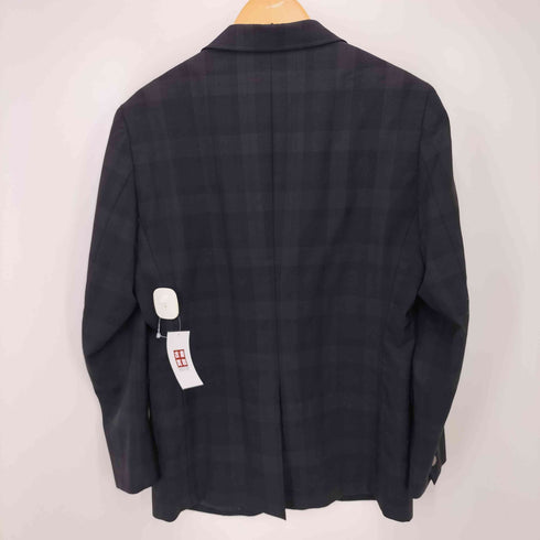 ケント Kent Super 100S Premium Wool ブラックウォッチ 銀ボタン 2B テーラードジャケット メンズ 92 A5