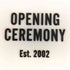 オープニングセレモニー OPENING CEREMONY ロゴパッチ 総柄 ビーニー メンズ