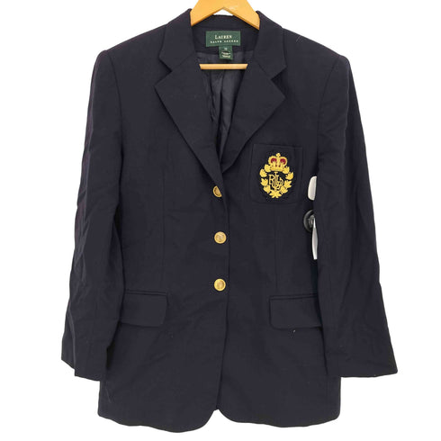ローレンラルフローレン LAUREN RALPH LAUREN 金ボタン 紺ブレ ブレザー レディース 12