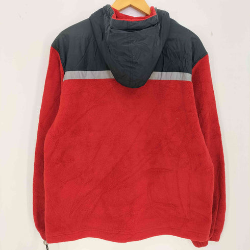 エル ELLE ナイロン切替 アノラック フリースパーカー メンズ import:L