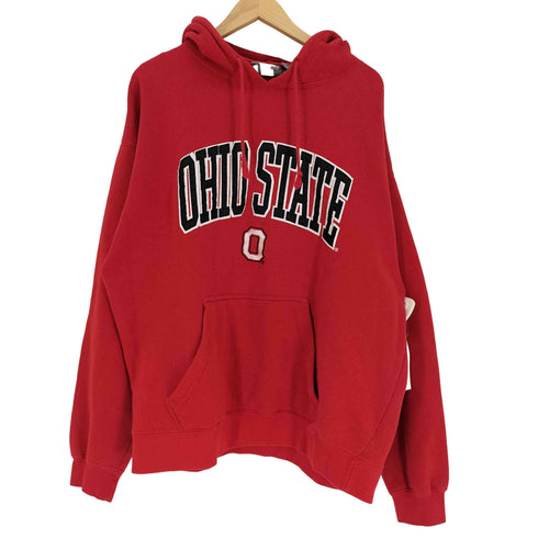 J AMERICA OHIO STATE オハイオ カレッジ ロゴ 刺繍 プルオーバー パーカー メンズ import:L