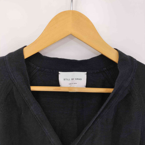 スティルバイハンド STILL BY HAND 23SS リネン/コットンラグランカーディガン メンズ 46