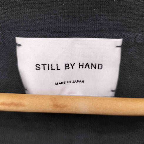 スティルバイハンド STILL BY HAND 23SS リネン/コットンラグランカーディガン メンズ 46