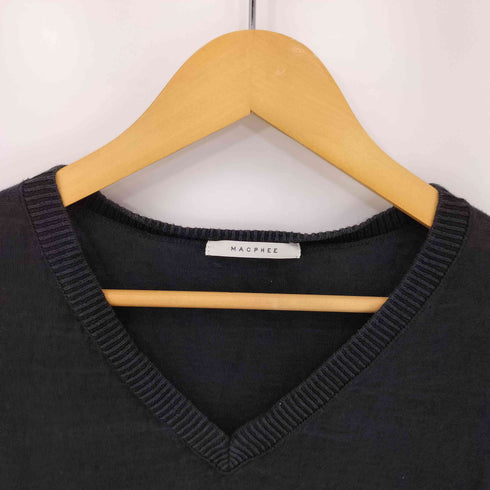マカフィー MACPHEE リネンVネックプルオーバー レディース JPN:S