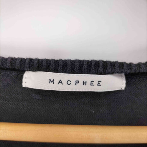 マカフィー MACPHEE リネンVネックプルオーバー レディース JPN:S