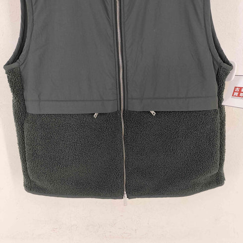 コス COS ナイロン x ボア ジップアップベスト メンズ import:M