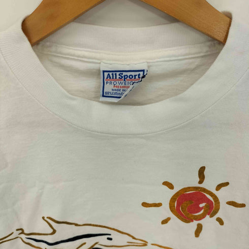 オールスポーツ ALL sport USA製 NEWPORT BEACH Tシャツ メンズ import:M