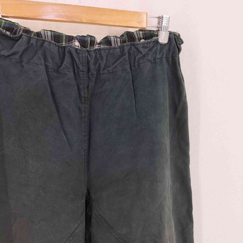 OXFORD 裏地タータンチェック テーパードオイルドパンツ メンズ M